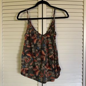 H&M printed tank. Flowy and lightweight. Size S
